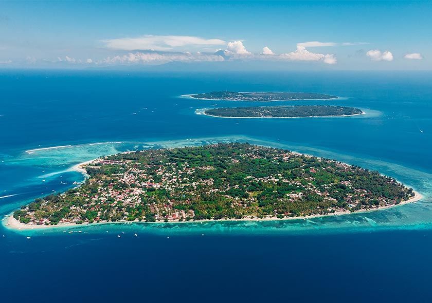 Îles Gilis, Lombok